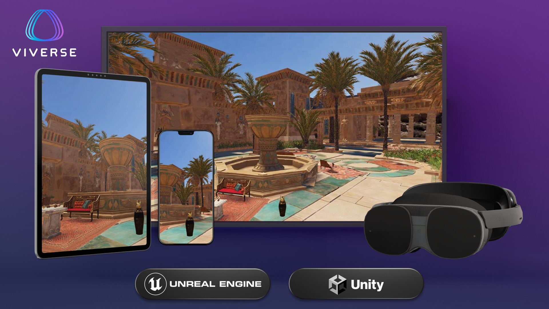 Using VIVERSE Polygon Streaming with Unreal Engine and Unity