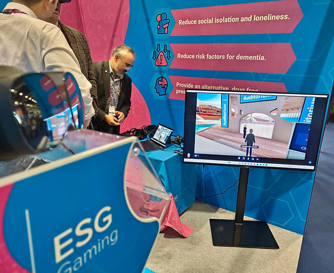 Bett 2024 event with ESG Gaming powered by VIVERSE