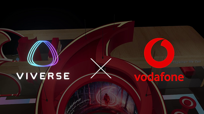 VIVERSE and Vodafone logos