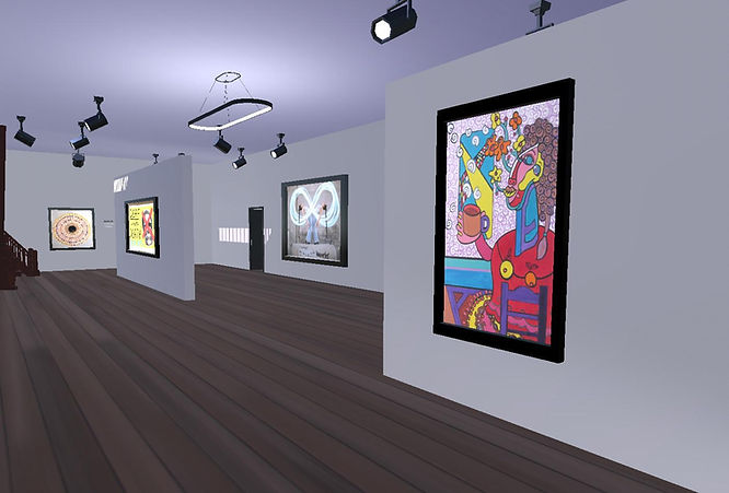 Imaginative Artwork: A Deaf Club in the Metaverse by Melissa Malzkuhn
