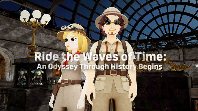 vRide the waves of time: An Odyssey Through History Begins, cover photo of the Fossil Wonderland Museum
