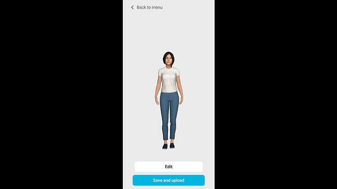 VR avatar resembling a woman created in the VIVE Avatar Creator app.