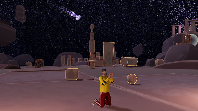 In the world of Star Realm, you learn skills like flying, making it a fun and educational design!