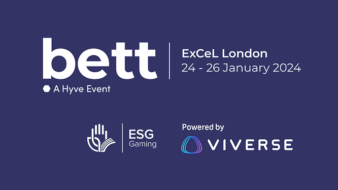 VIVERSE at Bett 2024: Powering ESG Gaming’s Award-Winning Initiative
