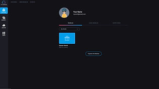 Screenshot of the first step to decorate your World