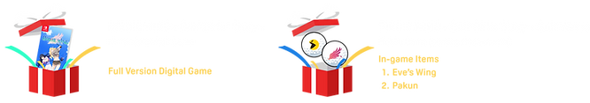 the BIRDIE WING predict the ending prize pack, full digital version of BIRDIE WING - Golf Girls' Story - for Nintendo Switch, along with exclusive in-game items for BIRDIE WING - Golf Girls' Story - Golf Venus mobile game.