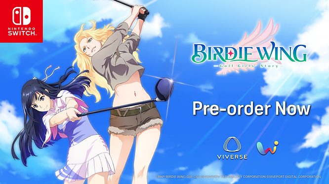The role-playing golf game "BIRDIE WING -Golf Girls' Story-" is now available for pre-order on the Nintendo eShop