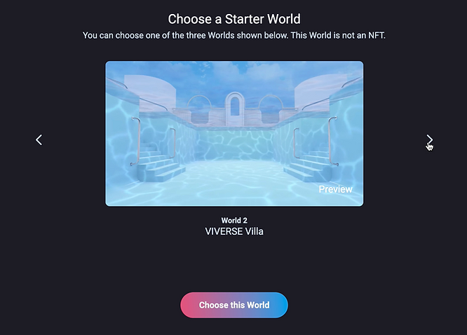 Starter Worlds are a quick and easy way to build your own place in the metaverse.