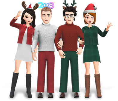 Dressing up your avatar is a fun way to show some holiday spirit.