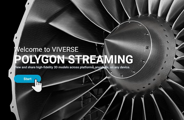 Share 3D models with Polygon Streaming for free