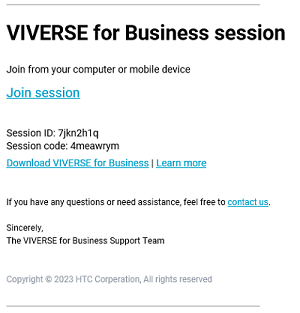 Open the invitation email and click “Join”