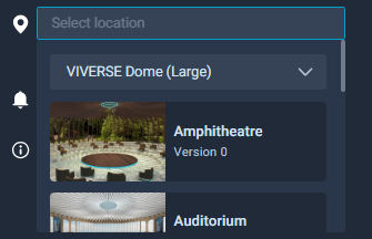 Choose a location for the session