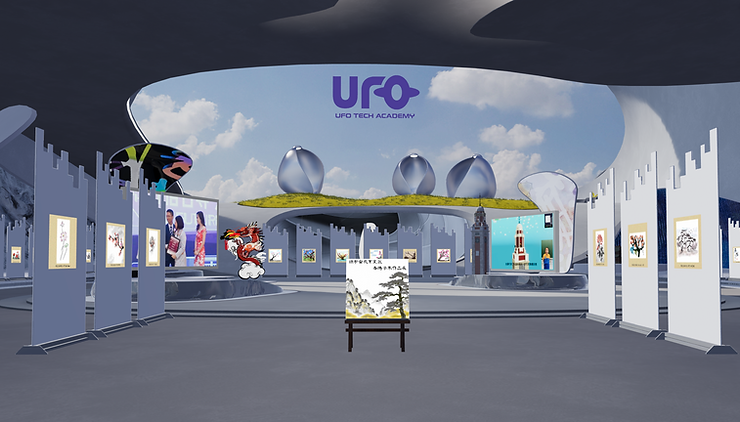 VIVERSE與UFO Tech Academy建立戰略合作，在虛擬展覽館中展示百位學生運用 AI 技術進行數位藝術創作