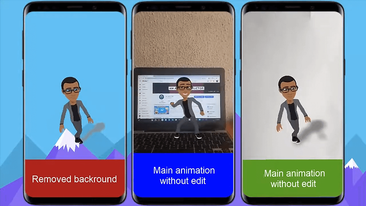 (Image from the video ”How to create animated avatar on Bitmoji with your mobile")