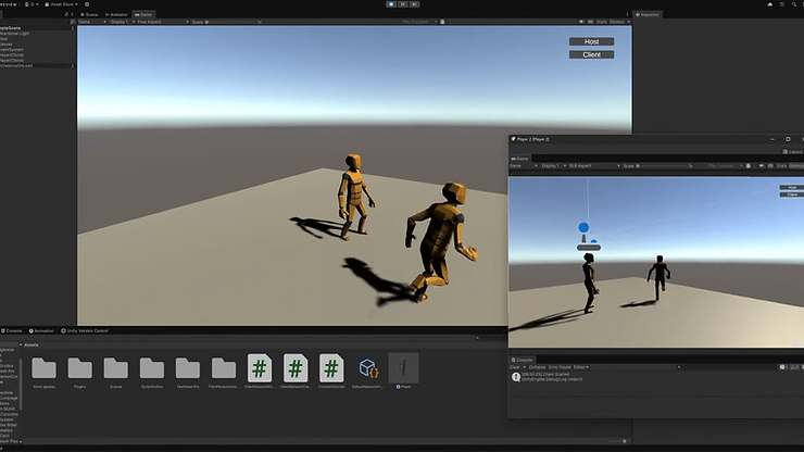 (Image from the video ”Turn your Unity Game Multiplayer, NOW!")
