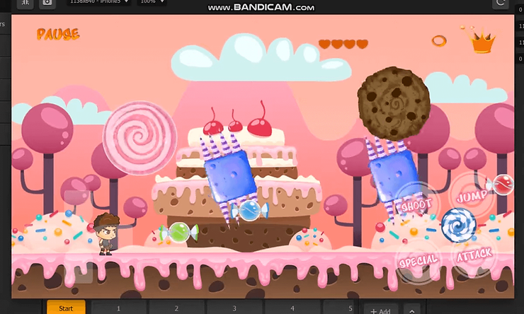 (Image from the video ”buildbox 2.3.3 suite projet Hytham aventure")